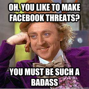facebook threats